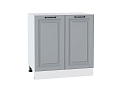 Шкаф нижний с 2-мя дверцами Ницца (816х800х478) Белый/magnum