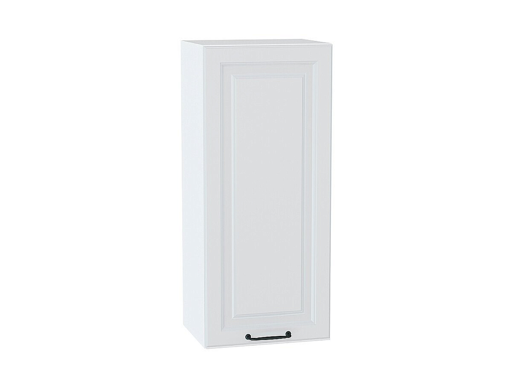 Шкаф верхний с 1-ой дверцей Ницца (920х400х318) Белый/blanco
