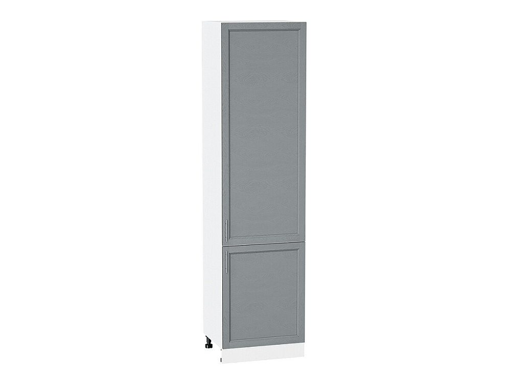 Шкаф пенал с 2-мя дверцами Сканди 600Н (для верхних шкафов высотой 920) (2336х600х576) Белый/grey softwood