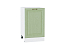 Шкаф нижний с 1-ой дверцей Ницца (816х500х478) Белый/Дуб оливковый
