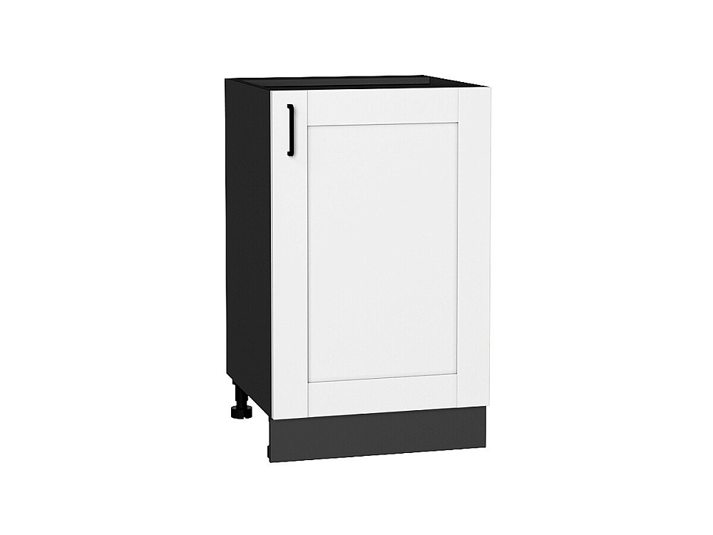 Шкаф нижний с 1-ой дверцей Лофт (816х500х480) graphite/super white