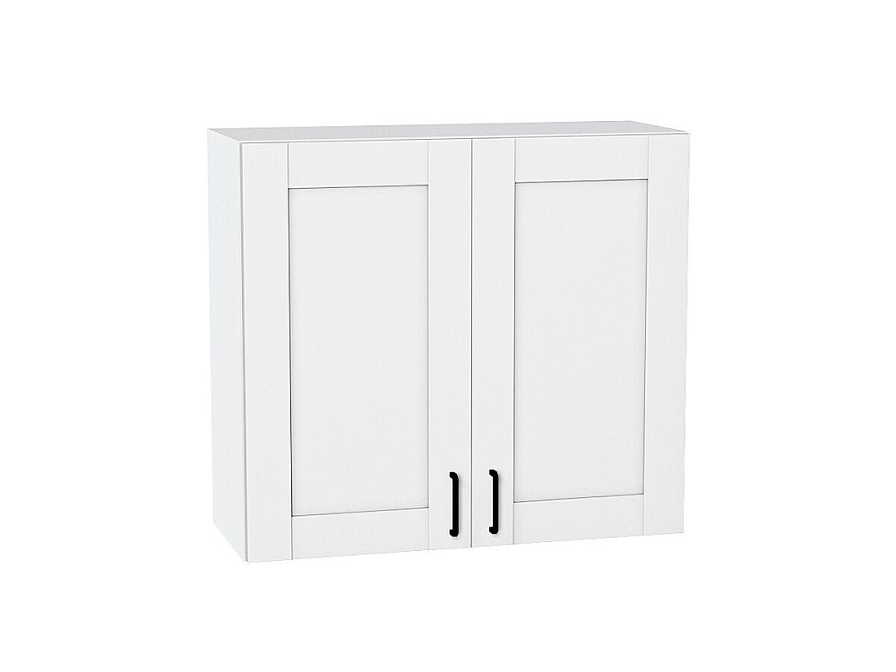 Шкаф верхний с 2-мя дверцами Лофт (716х800х320) Белый/super white