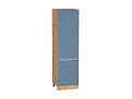 Шкаф пенал с 2-мя дверцами Фьюжн (2132х600х576) Дуб Вотан/silky blue