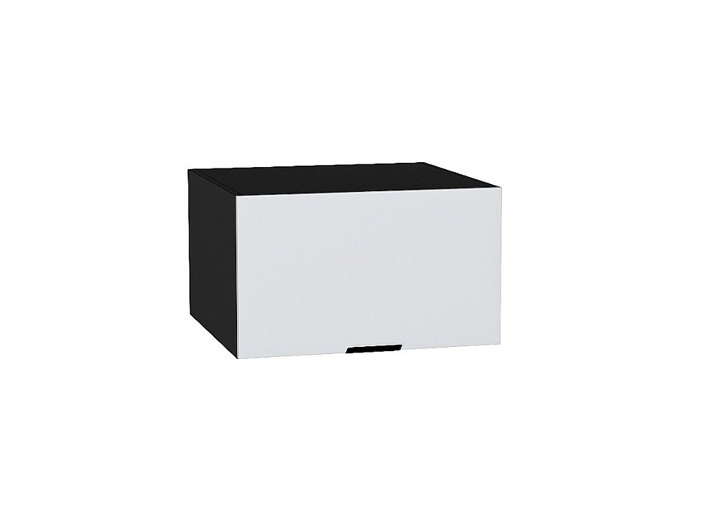 Шкаф верхний горизонтальный глубокий Евро (358х600х574) graphite/Белый