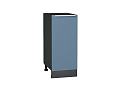 Шкаф нижний с 1-ой дверцей Фьюжн (816х350х480) graphite/silky blue