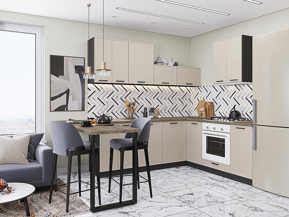 Фрейм-03 graphite/cream silk