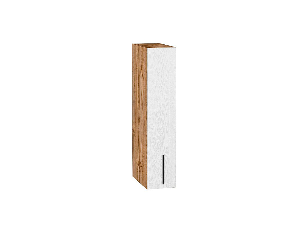 Шкаф верхний бутылочница Сканди (716х150х320) Дуб Вотан/white softwood