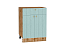 Шкаф нижний с 2-мя дверцами и ящиком Прованс (816х600х478) Дуб Вотан/Голубой