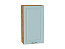Шкаф верхний с 1-ой дверцей Ницца (920х500х318) Дуб Вотан/Голубой