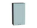 Шкаф верхний с 1-ой дверцей Ницца (920х500х318) graphite/Голубой