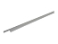 Ручка торцевая мебельная Т-2 (796х15х40) Матовый алюминий
