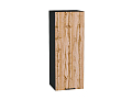 Шкаф верхний с 1-ой дверцей Флэт (920х350х318) graphite/wotan oak 2s