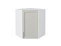 Шкаф верхний угловой Сканди (716х600х600) Белый/cappuccino softwood