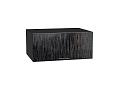 Шкаф верхний горизонтальный глубокий Валерия-М (358х800х574) graphite/Черный металлик дождь