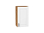 Шкаф верхний с 1-ой дверцей Лофт (716х400х320) Дуб Вотан/Super White
