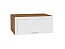 Шкаф верхний горизонтальный глубокий Сканди (358х800х576) Дуб Вотан/White Softwood