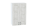 Шкаф верхний с 2-мя дверцами Лофт (920х600х320) Белый/nordic oak