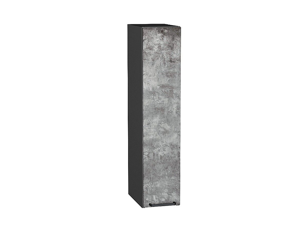 Шкаф верхний бутылочница Флэт (920х200х318) graphite/temple stone 2s