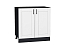 Шкаф нижний с 2-мя дверцами Лофт (816х800х480) Graphite/Super White