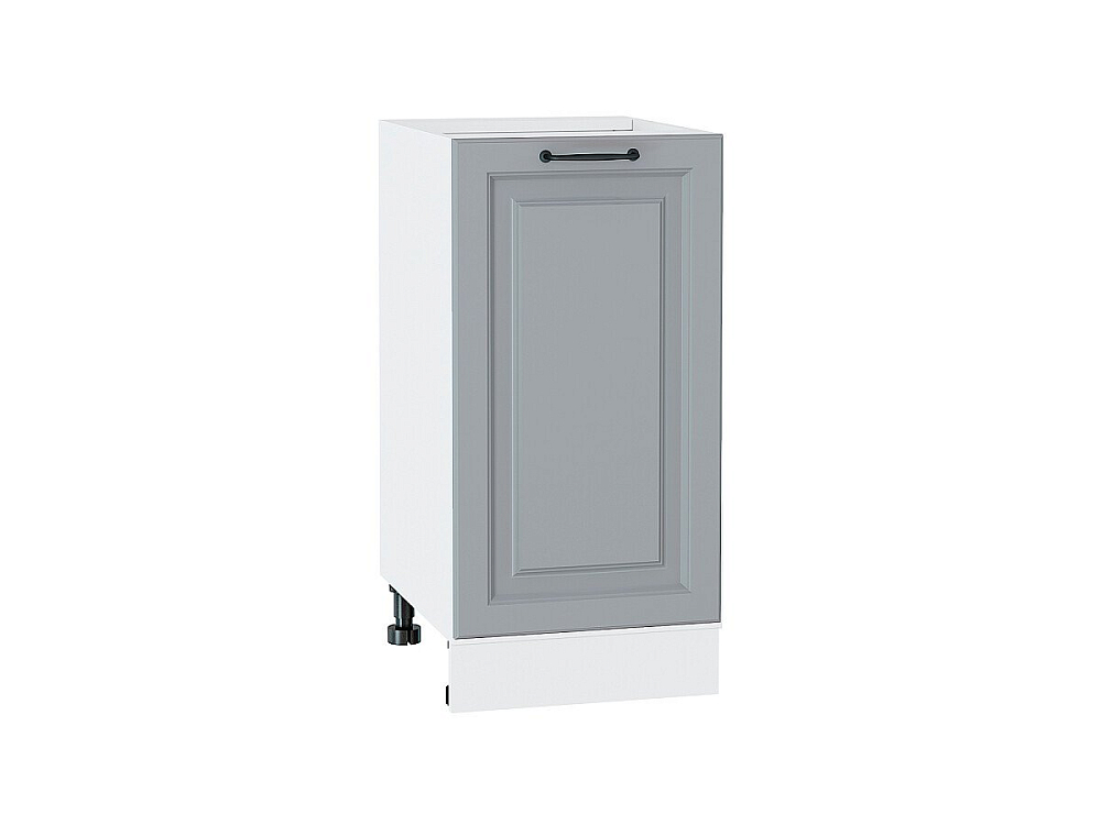 Шкаф нижний с 1-ой дверцей Ницца (816х400х478) Белый/magnum