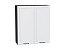 Шкаф верхний с 2-мя дверцами Барселона (920х800х324) Graphite/Белый