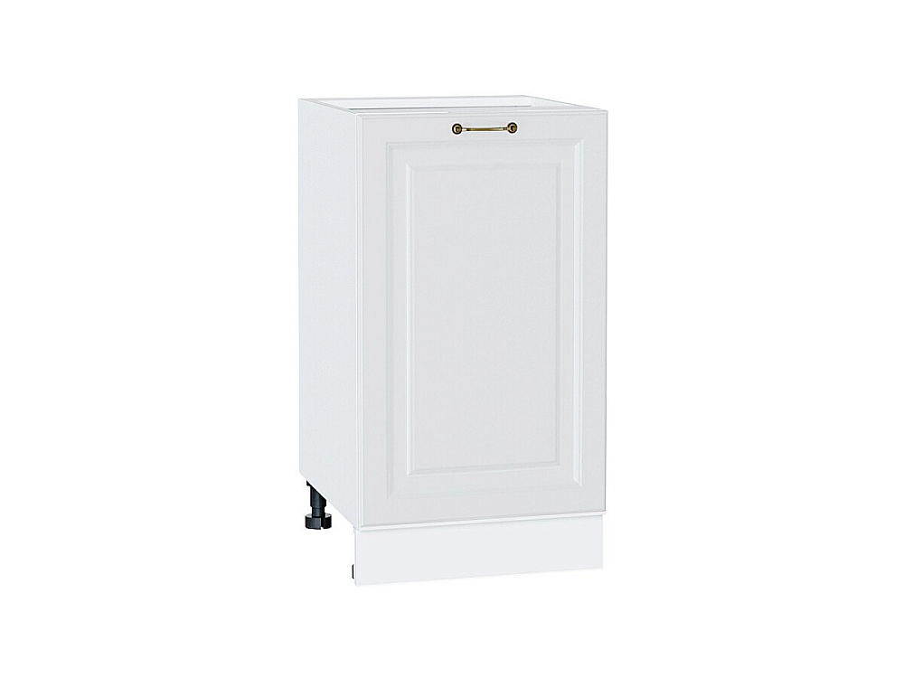 Шкаф нижний с 1-ой дверцей Ницца (816х450х478) Белый/Белый