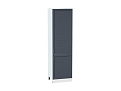 Шкаф пенал с 2-мя дверцами Сканди 600 (для верхних шкафов высотой 720) (2132х600х576) Белый/graphite softwood