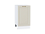 Шкаф нижний с 1-ой дверцей Ницца (816х450х478) Белый/Агат