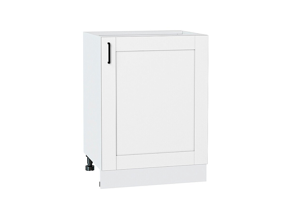 Шкаф нижний с 1-ой дверцей Лофт (816х600х480) Белый/super white