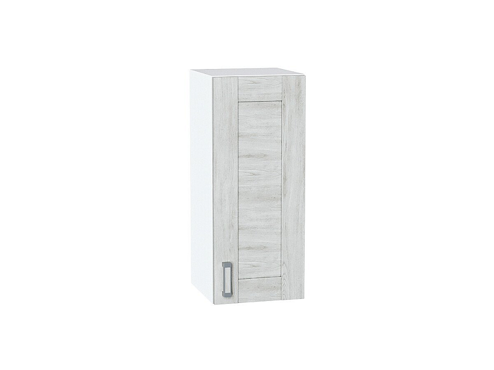 Шкаф верхний с 1-ой дверцей Лофт (716х300х320) Белый/nordic oak