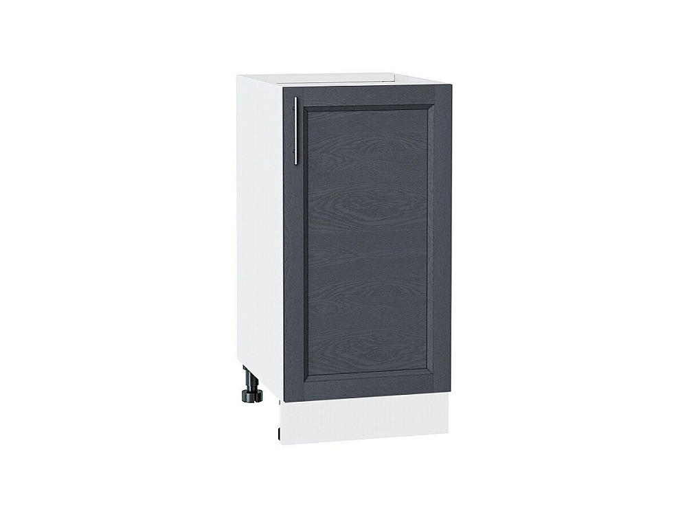 Шкаф нижний с 1-ой дверцей Сканди (816х400х480) Белый/graphite softwood