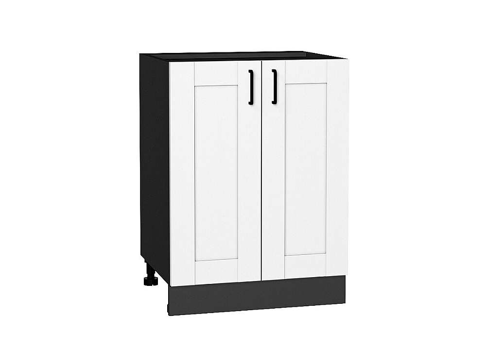 Шкаф нижний с 2-мя дверцами Лофт (816х600х480) graphite/super white