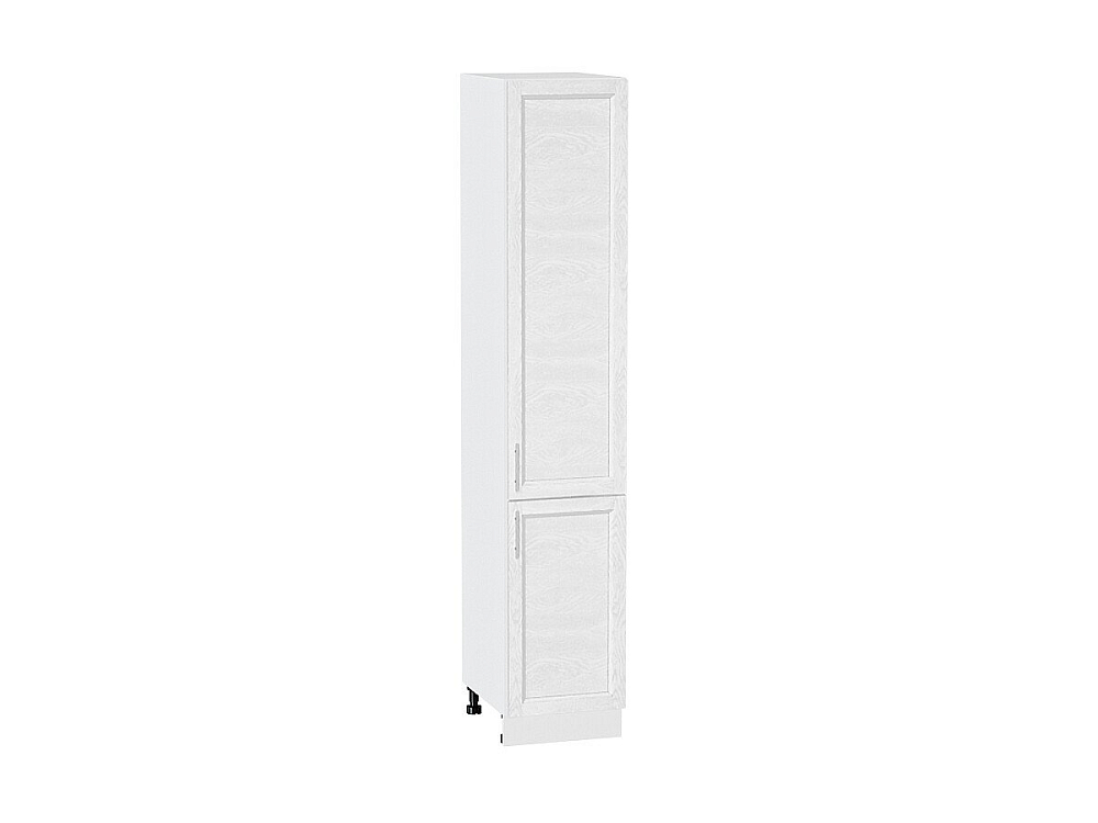 Шкаф пенал с 2-мя дверцами Сканди (2132х400х576) Белый/white softwood