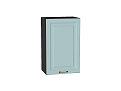 Шкаф верхний с 1-ой дверцей Ницца (716х450х318) graphite/Голубой