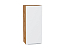 Шкаф верхний с 1-ой дверцей Фьюжн (920х400х320) Дуб Вотан/Silky White