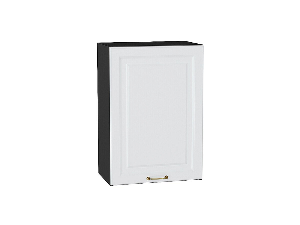 Шкаф верхний с 1-ой дверцей Ницца (716х500х318) graphite/Белый