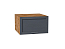 Шкаф верхний горизонтальный глубокий Сканди (358х600х576) Дуб Вотан/Graphite Softwood