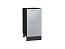 Шкаф нижний с 1-ой дверцей Валерия-М (816х400х478) Graphite/Серый металлик дождь светлый
