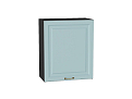 Шкаф верхний с 1-ой дверцей Ницца (716х600х318) graphite/Голубой