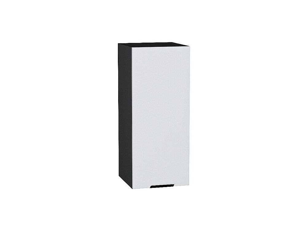 Шкаф верхний с 1-ой дверцей Евро (716х300х318) graphite/Белый