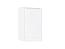 Шкаф нижний торцевой Фьюжн (816х296х554) Белый/Silky White