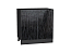 Шкаф нижний с 2-мя дверцами Валерия-М (816х800х478) Graphite/Черный металлик дождь