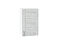 Шкаф верхний с 1-ой дверцей Лофт (716х450х320) Белый/Nordic Oak