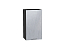 Шкаф верхний с 1-ой дверцей Валерия-М (716х400х318) Graphite/Серый металлик дождь светлый