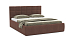 Кровать "Диана" 1600 (Н=1010мм) с подъемным мех. (жаккард тесла шоколад)