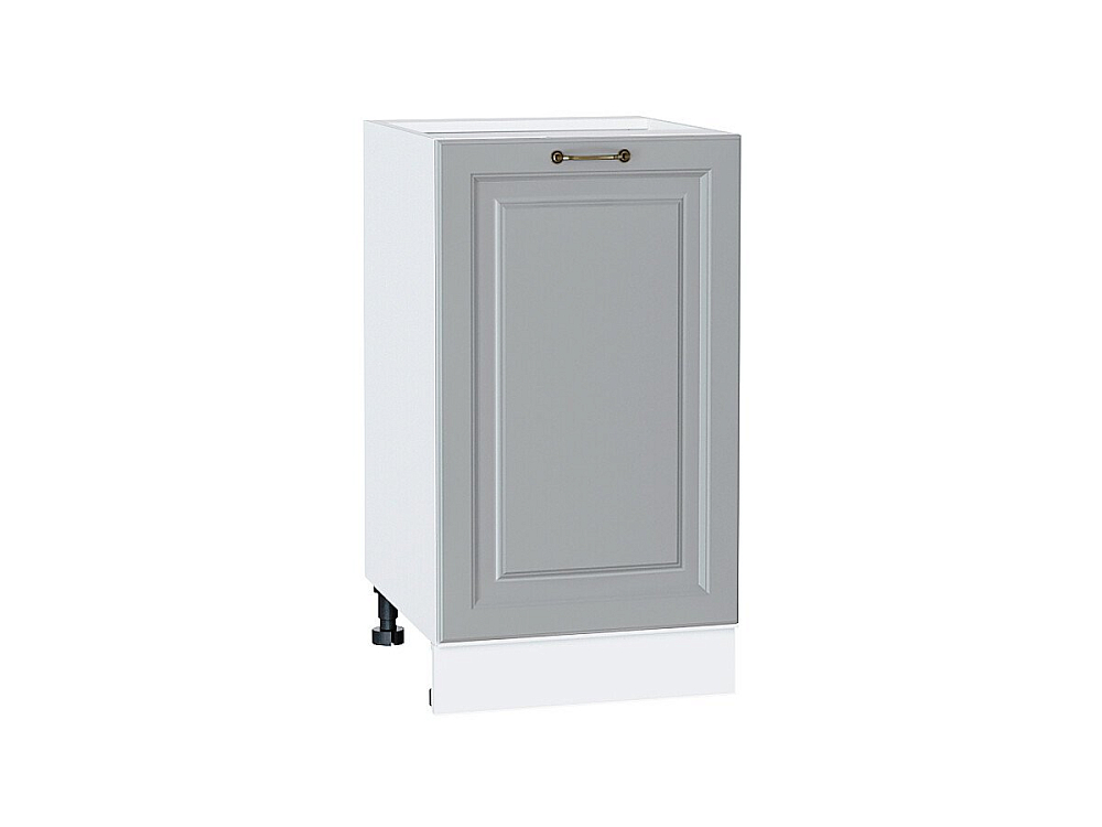 Шкаф нижний с 1-ой дверцей Ницца (816х450х478) Белый/Графит