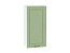 Шкаф верхний с 1-ой дверцей Ницца (920х450х318) Белый/Дуб оливковый