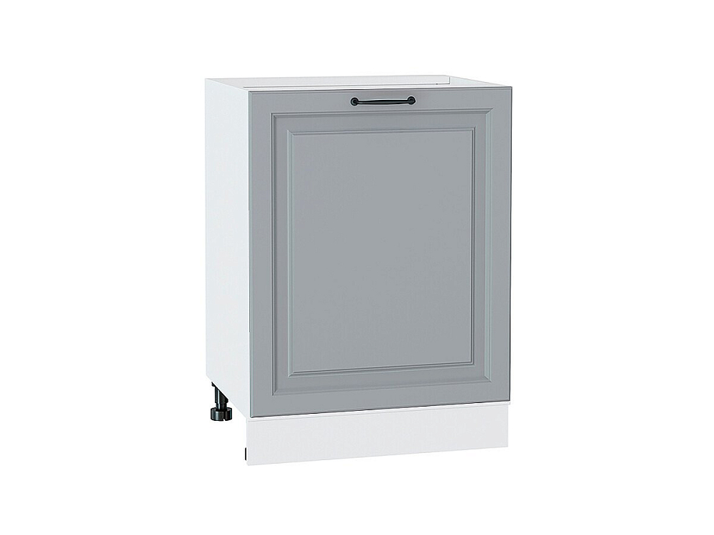 Шкаф нижний с 1-ой дверцей Ницца (816х600х478) Белый/magnum