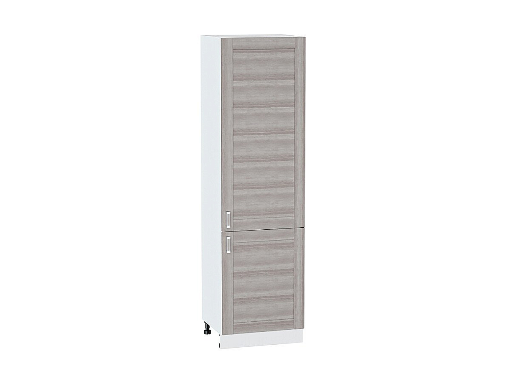Шкаф пенал с 2-мя дверцами Лофт 600 (для верхних шкафов высотой 720) (2132х600х576) Белый/cappuccino veralinga