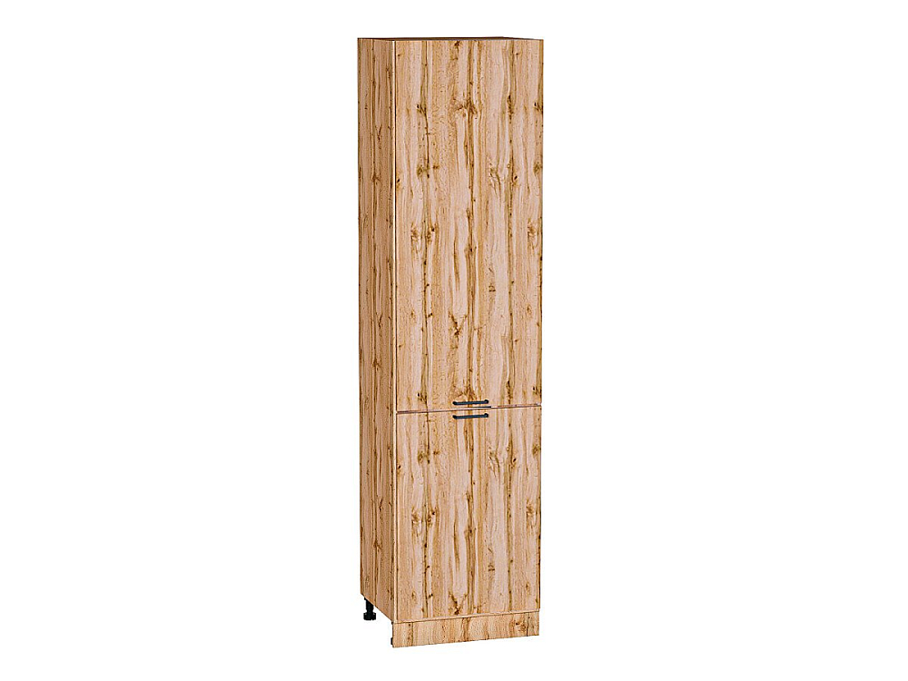 Шкаф пенал с 2-мя дверцами Флэт (2336х600х574) Дуб Вотан/wotan oak 2s